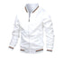 New Striped Men Jacket Casual Business wear Single Color Coat