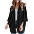 Women's Bat Sleeve Waffle Gerson Cardigan