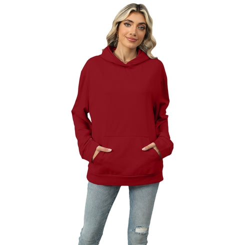 Women's Casual Hooded Pocket Sweatshirt