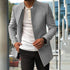 Men's Single-breasted Solid Color Business Jackets