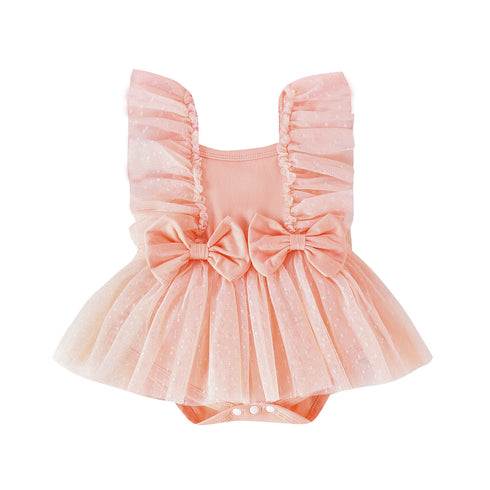 Baby Girl's Net Skirt Princess Dress Jumpsuit