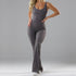 Women's Slim Fit Hip Raise Jumpsuit Sexy Backless Exercise Yoga Clothes