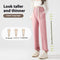 Cuprammonuium Ankle Banded Pants Wide Leg Version Slim Fit Slimming Light Maternity Pants