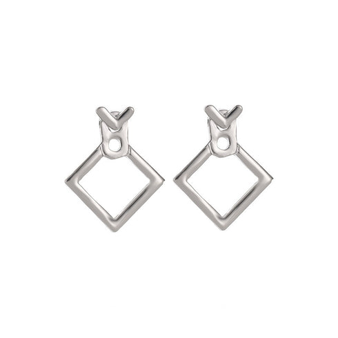 Women's Fashion Hollow Diamond Stud Earrings
