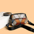 Women's Retro Fashion Stitching Contrast Color Small Square Bag