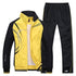 sportswear jacket and trouser, yellow