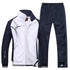 sportswear jacket and trouser, white
