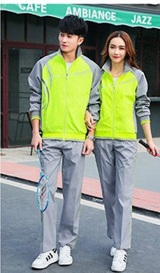 sportswear jacket and trouser, green