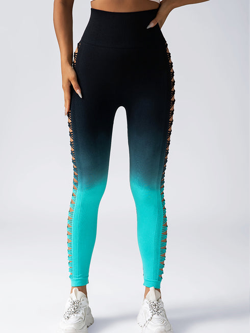 Women's High-Waisted Cut-out Leggings