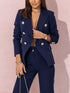 Women's Business Suit Double Breasted 2Pc Suit