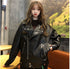 Women's Korean Pu motorcycle jacket