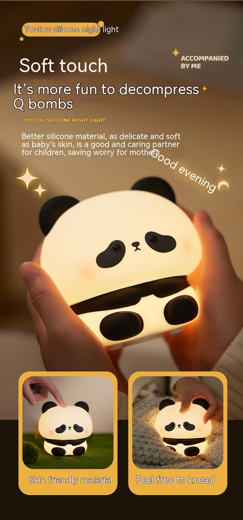 Panda Cute silicone LED Night Light