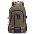 Men's Backpacks Canvas Students Bag Hiking Travel Backpacks