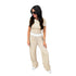 Women's Fashion Casual Wide-leg Pants Sports Fitness Gym Suit Set