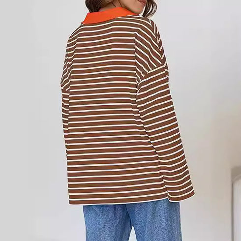 Women's Casual Long Sleeve Pullover Sweatshirt