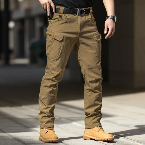 Men Cargo Pants Tactical Outdoor Stretch Overalls Waterproof Pants