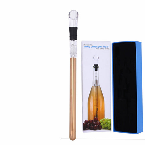 Wine Bottle with Stainless Steel Wine Chilling Rod