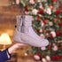 Winter Plush Snow Boots With Side Zipper For Women