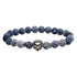 Natural Stone Owl Head Yoga Bracelet