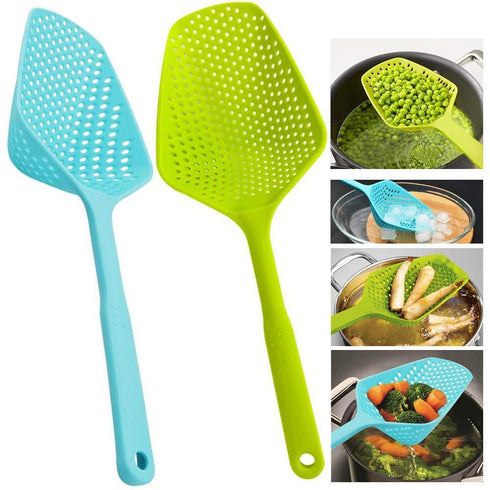 Nylon Strainer Large Scoop Colander Kitchen Appliances Spoon Shovel