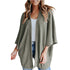 Women's Bat Sleeve Waffle Gerson Cardigan