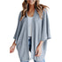 Women's Bat Sleeve Waffle Gerson Cardigan
