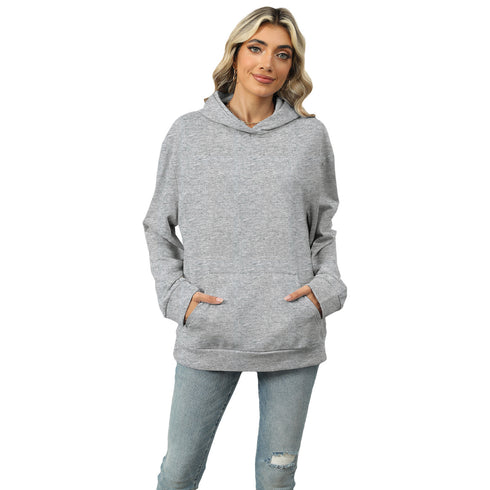 Women's Casual Hooded Pocket Sweatshirt