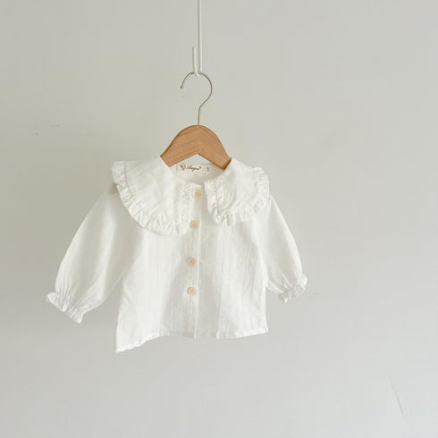 button up shirt of baby girl romper