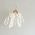 button up shirt of baby girl romper
