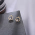 Women's Fashion Hollow Diamond Stud Earrings
