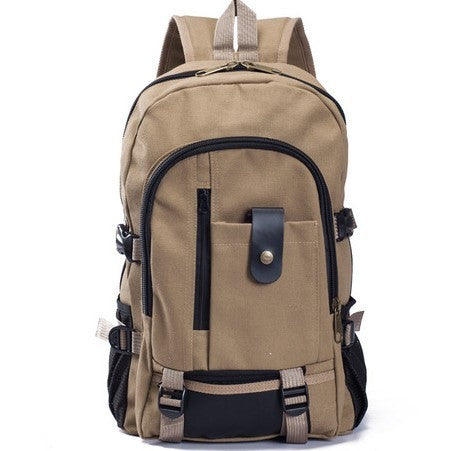 Men's Backpacks Canvas Students Bag Hiking Travel Backpacks