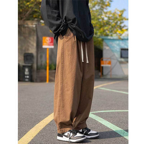 Women's Straight Loose Casual Trousers
