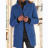 Throne's Fashion Woolen Coat Fall Winter Casual Jacket
