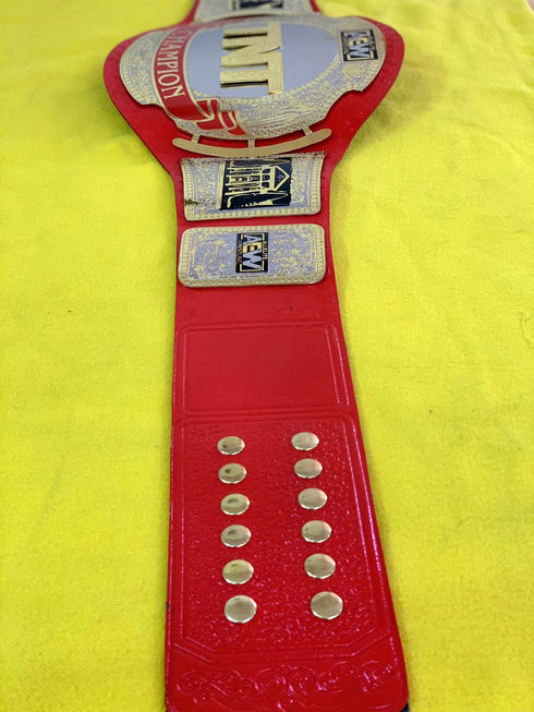 TNT AEW Red Wrestling Championship Belt TS-5017R