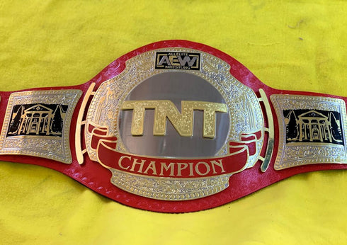 TNT AEW Red Wrestling Championship Belt TS-5017R