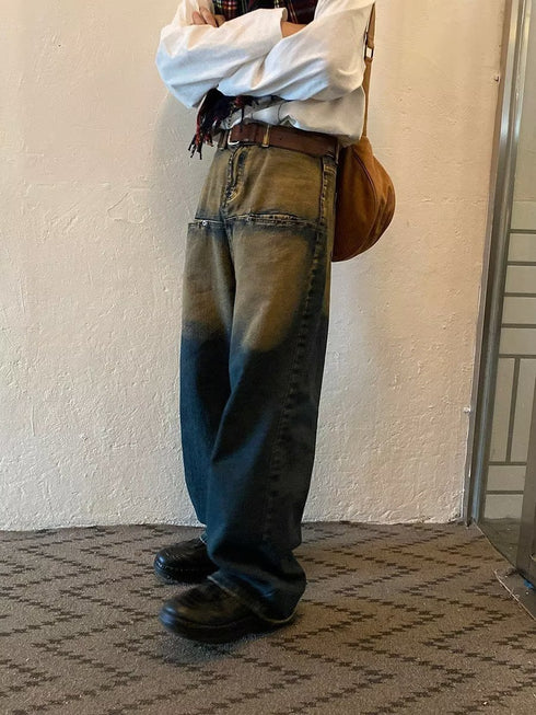 Men and Women Trousers Micro Stretch Trendy Jeans