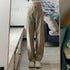 Women's High Waist Straight Mopping Pants