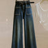 Women's Retro Stretch Loose Straight Flared Pants