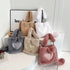 Women Fluffy Shoulder Bag Autumn Winter Style Handbag Plush Tote Fashion