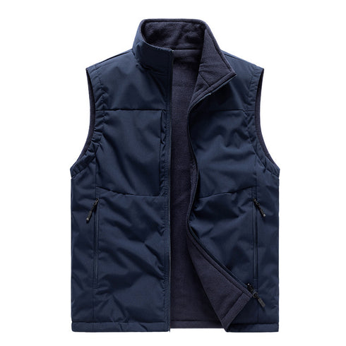Men's Double-sided Fleece Vest Winter Clothing