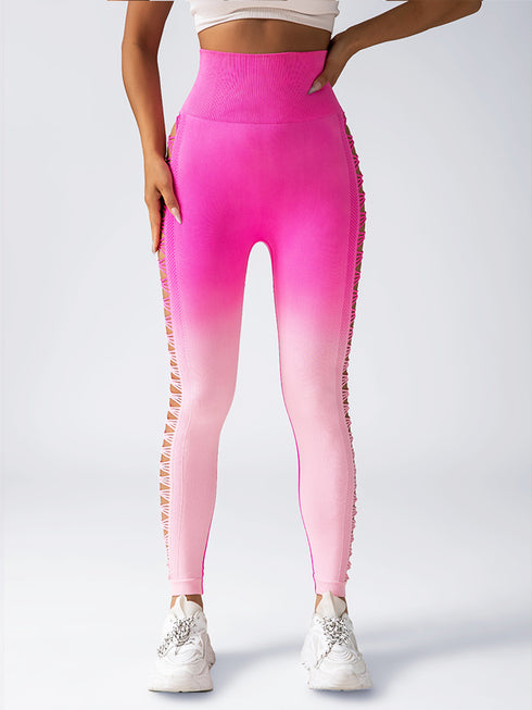 Women's High-Waisted Cut-out Leggings