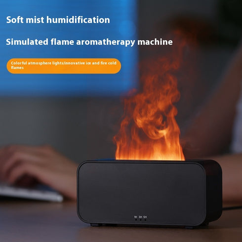 Timing Simulation Aroma Diffuser, Usb Household Flame Humidifier, Aromatherapy Machine Spray