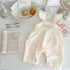 apricot romper of baby girl jumper suit
