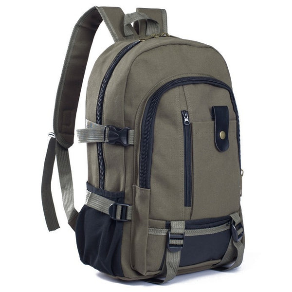 Men's Backpacks Canvas Students Bag Hiking Travel Backpacks
