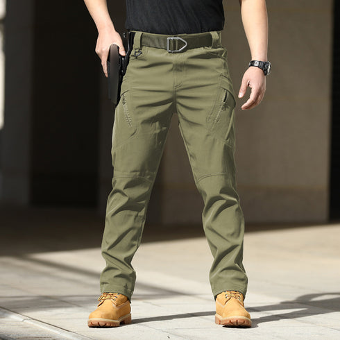 Men Cargo Pants Tactical Outdoor Stretch Overalls Waterproof Pants