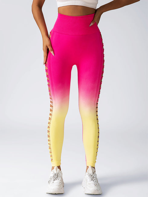 Women's High-Waisted Cut-out Leggings