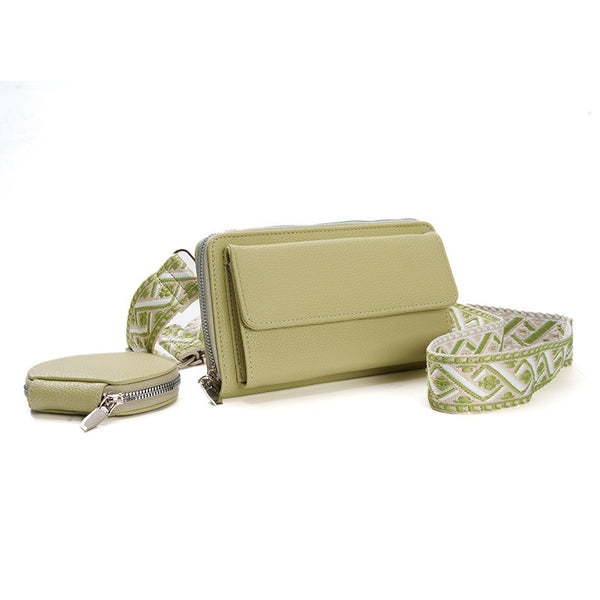 Women's Multi-functional Wide Shoulder Strap Bag for casual use