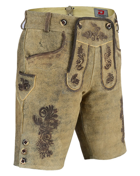 Authentic Bavarian Lederhosen, German festival outfit, Traditional Bavarian clothing