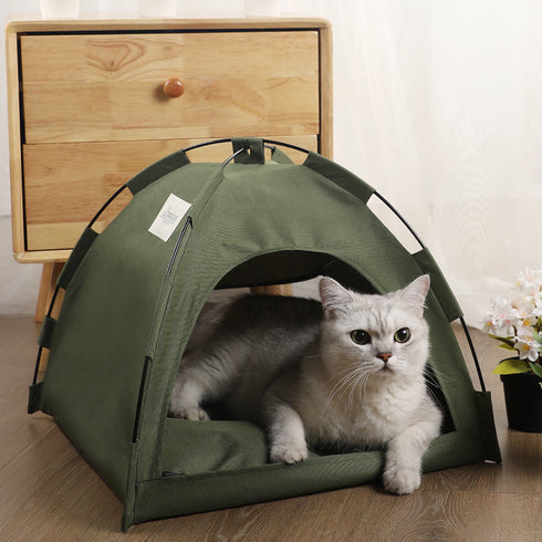 Summer Cooling Mat Outdoor Pet Nest Tent Breathable Foldable