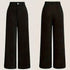 Women's Casual Straight-leg Solid Color Velvet Trousers
